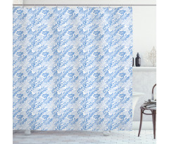 Hawaii Leaves Shower Curtain