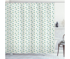 Spring Leaves Shower Curtain