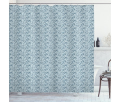 Fishes and Bubbles Shower Curtain