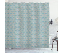 Vintage Scroll Shower Curtain