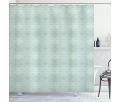 Baroque Foliage Motifs Shower Curtain