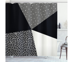 Dots and Stripes Shower Curtain