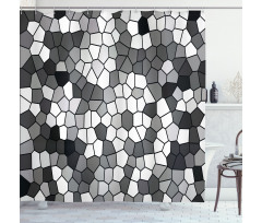 Stained Glass Mosaic Shower Curtain