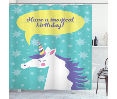 Birthday Shower Curtain