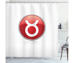 Vivid Circle Shower Curtain