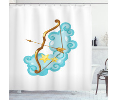 Astrology Design Shower Curtain