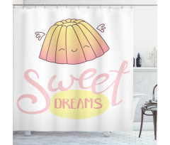 Sleeping Jelly Shower Curtain