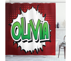 Teen Womens Given Name Shower Curtain