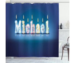 Boys Birthday Party Shower Curtain
