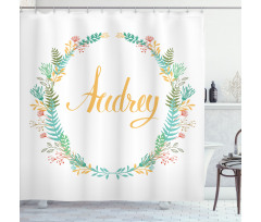 Retro Flourishing Nature Shower Curtain