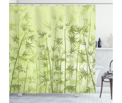 Tropical Growth Forest Shower Curtain