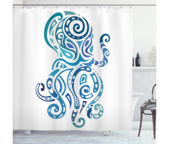 Sea Animal Shower Curtain