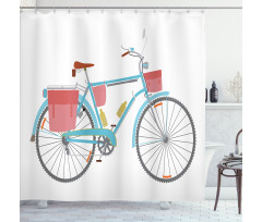 Classic Tour Bike Bags Shower Curtain