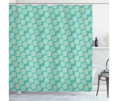 Abstract Modern Foliage Shower Curtain