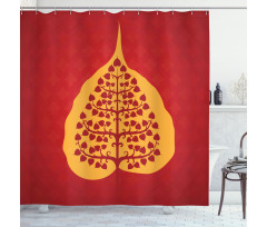 Bodhi Tree Yoga Shower Curtain