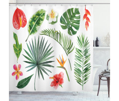 Lush Jungle Rainforest Shower Curtain