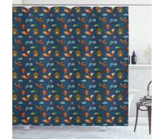 Jungle Animals Shower Curtain