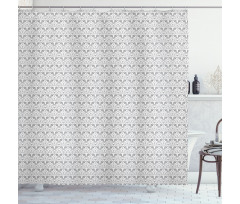 Traditional Curves Shower Curtain