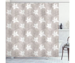Swirling Lines Shower Curtain