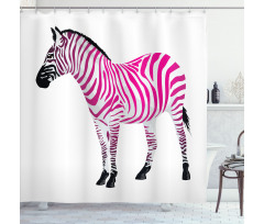 Savannah Animal Art Shower Curtain
