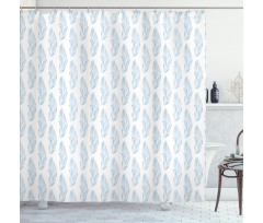 Quills Pattern Shower Curtain