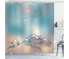 Milky Way and Himalayas Shower Curtain