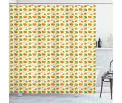 Yummy Kitchen Shower Curtain