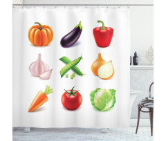 Organic Fresh Farm Shower Curtain