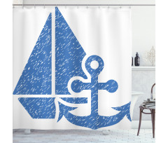 Sailingboat Shower Curtain