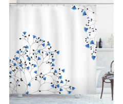 Anemone Blanda Shower Curtain