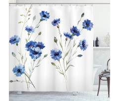 Carniation Flowers Shower Curtain