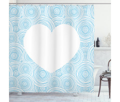 Concentric Circles Shower Curtain
