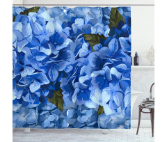 Hydrangea Flower Shower Curtain