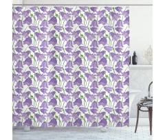 Bluebells Garden Shower Curtain