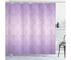Baroque Swirl Motifs Shower Curtain