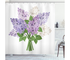 Posy of Meadow Flowers Shower Curtain