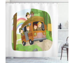 Scouts Activities Design Shower Curtain