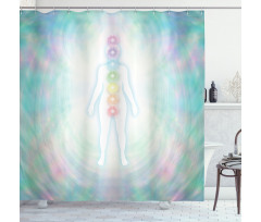 Aurela Energy Balance Shower Curtain