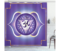 Indigo Anja Third Eye Shower Curtain