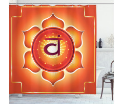 Svadhisthana The Navel Shower Curtain