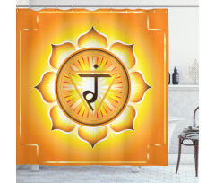 Manipura Solar Plexus Shower Curtain