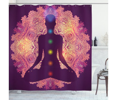 Psychedelic Mandala Shower Curtain