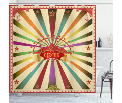 Invitation Vintage Tent Shower Curtain