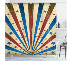 Flag Color Background Shower Curtain