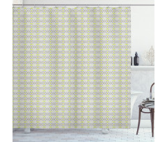 Axially Symmetric Design Shower Curtain