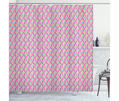 Rough Paintbrush Style Shower Curtain