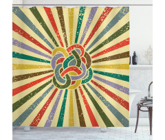 Sixties Design Shower Curtain