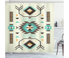 Aztec Art Shower Curtain