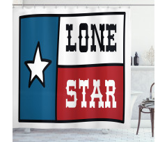 State Flag Design Shower Curtain