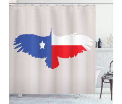 Bald Eagle Design Shower Curtain